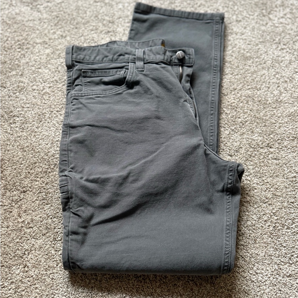 Carhartt Men's Dark Gray Relaxed Fit 36x32 Pant